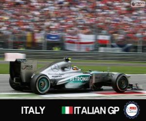 yapboz Lewis Hamilton - Mercedes - Monza, 2013